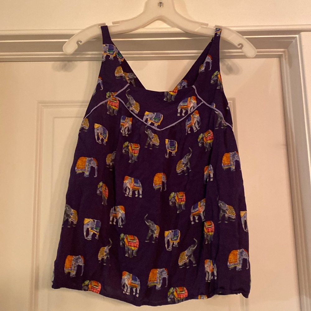 Maeve Navy Elephant Tank